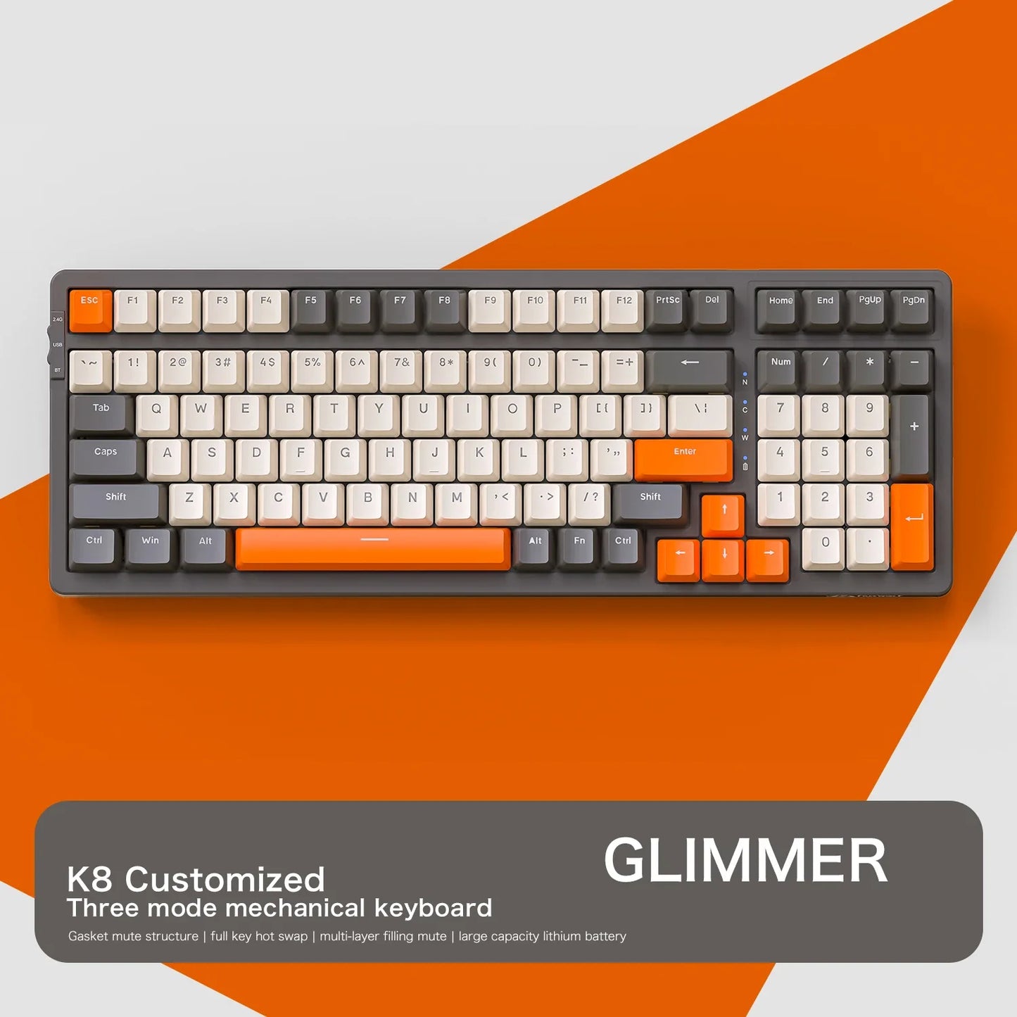 Wireless Mechanical Keyboard, Keyboard, Mechanical Keyboard