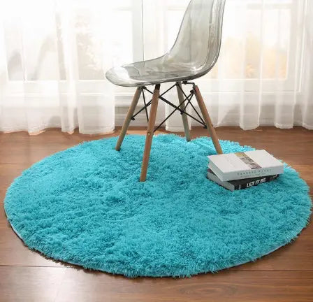 Luxury Fluffy Round Rug