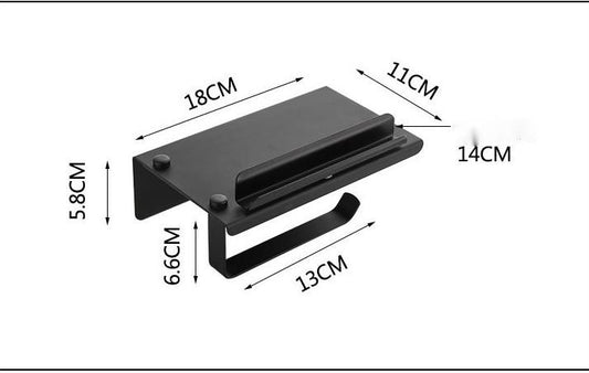 Tissue Paper Holder with Storage Shelf