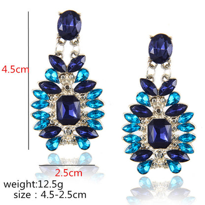 Exquisite Alloy Diamond Women Earrings