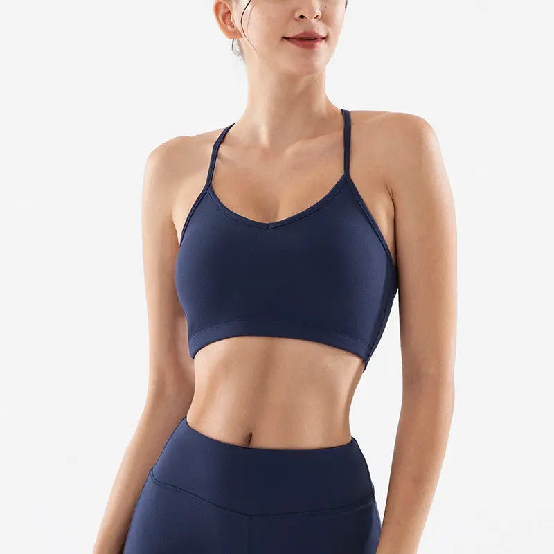 Soutien-gorge de yoga confortable avec coussinet de poitrine