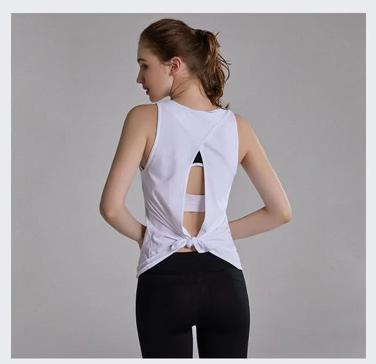 Gilet de musculation pour femme pour le yoga et la course à pied