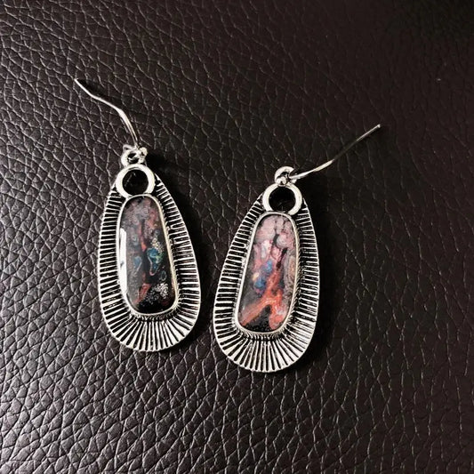 Creative Handmade Colorful Glass Earrings Women