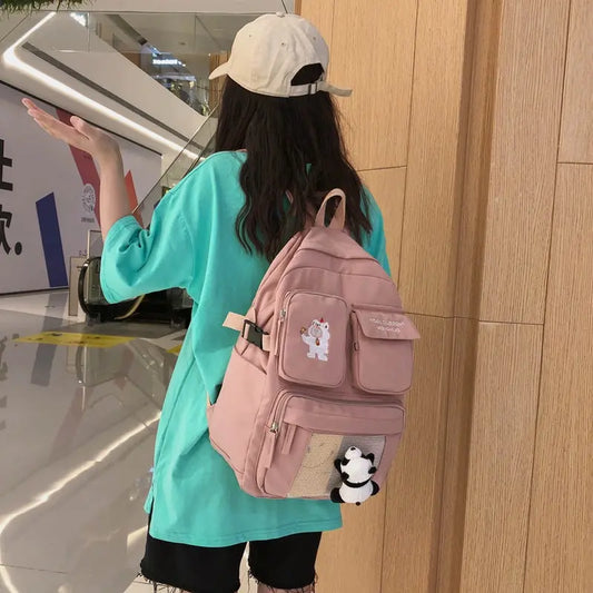 nylon backpack, backpack waterproof, backpack embroidery, waterproof bags, women backpack, backpack for men, black backpack, school bag, ladies backpack