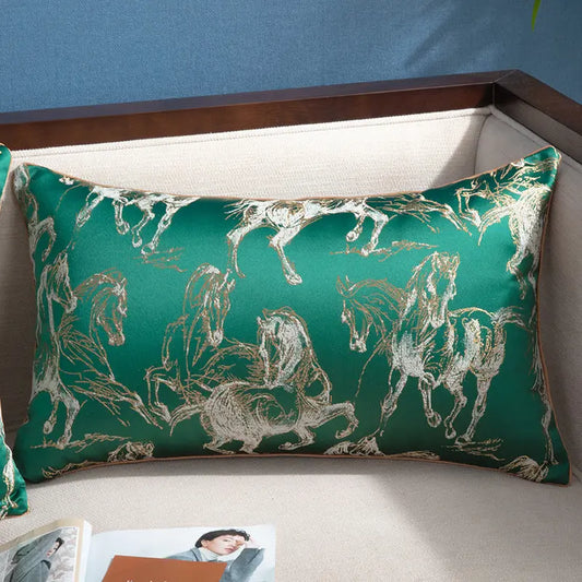 Coussin de canapé jacquard de luxe