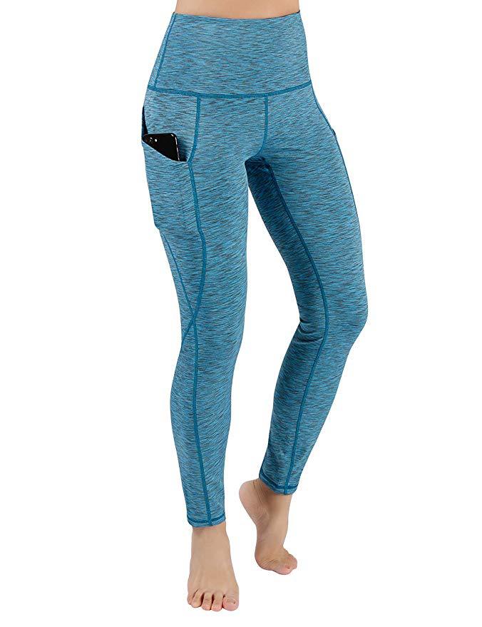 High Waist Yoga Pants with Side Pockets