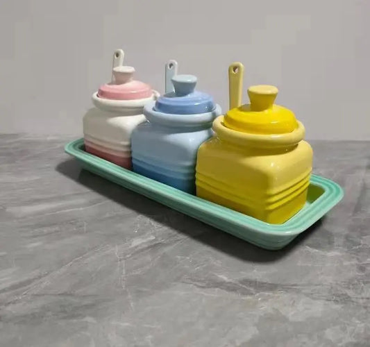 Ensemble de pots à épices Chic - Cuillère