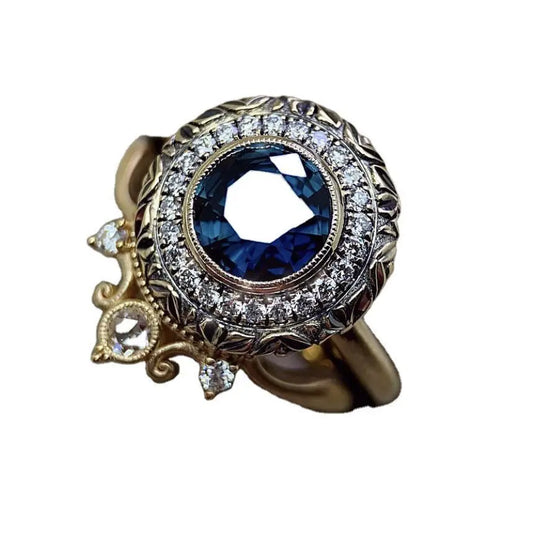 Eur-Am Retro Couple Rings