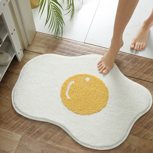 Quirky Egg Welcome Mat
