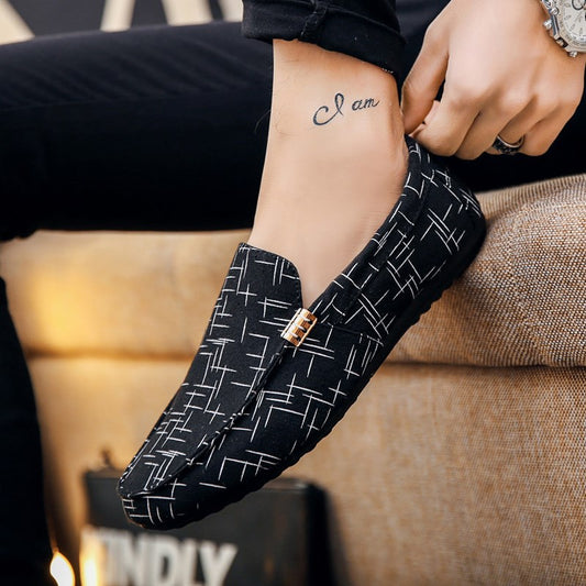 Chaussures en toile décontractées noires