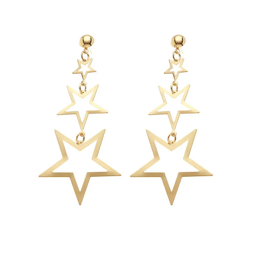 Women Fashion Splicing Temperament Earrings