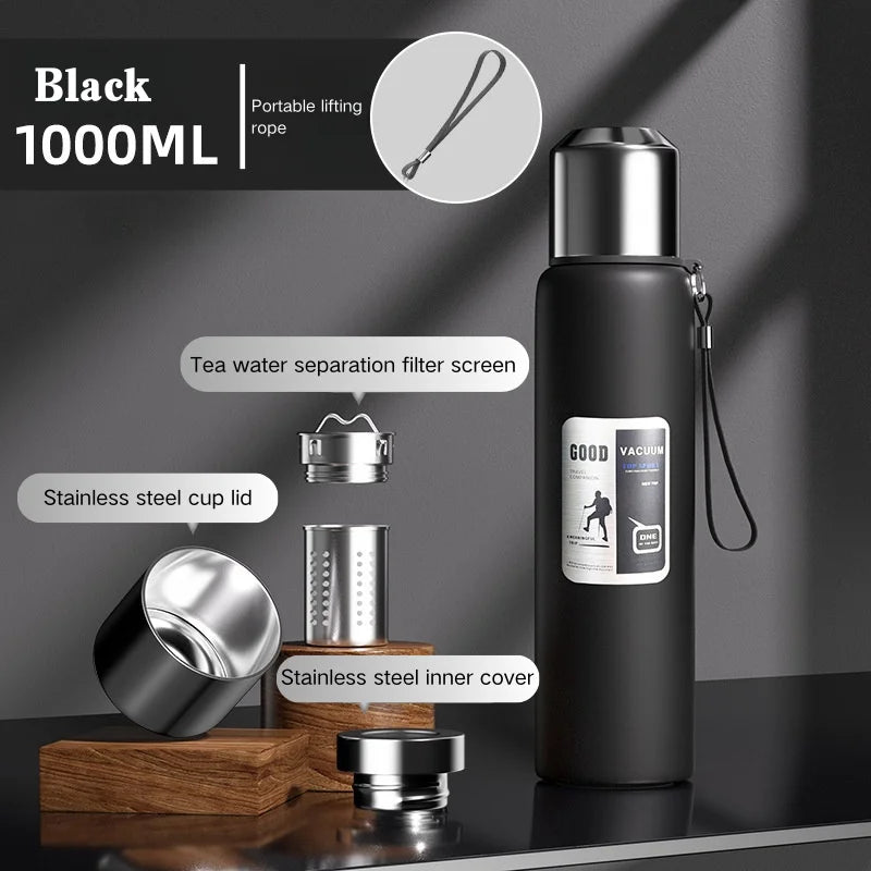 Cold Thermal, Insulated Water Bottle, Travel Mug, Flask Pot, Stainless Steel Water Bottle