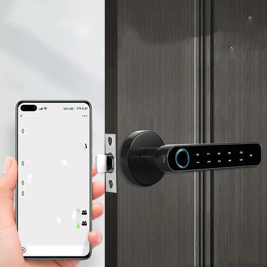Porte de chambre avec empreinte digitale et serrure Bluetooth