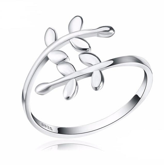 Adjustable Silver Wedding Ring