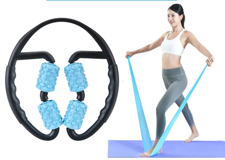 4-Wheel Muscle Massager Roll Shape