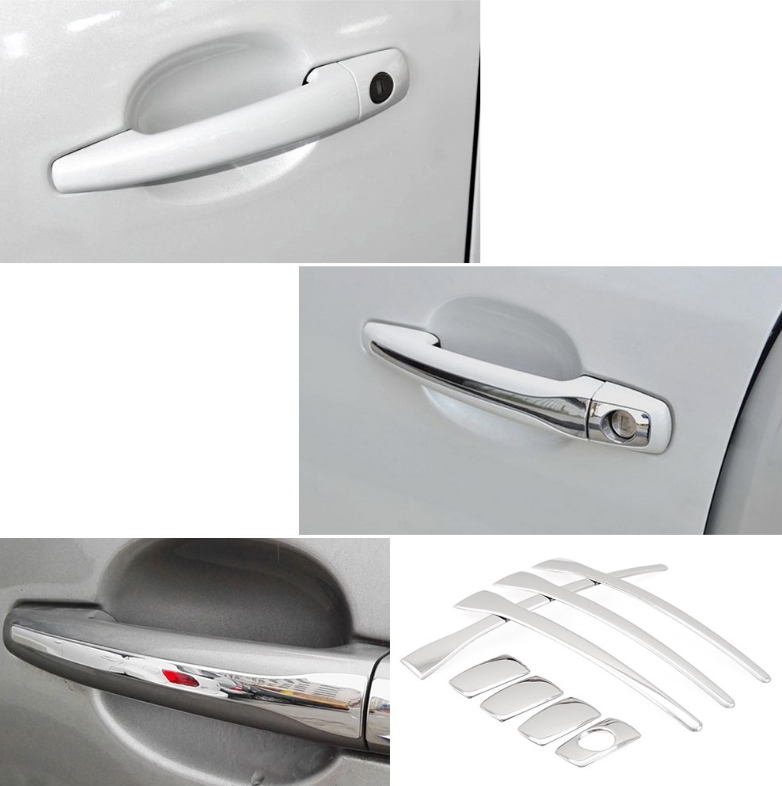 Steel Door Handle Stickers Car-Inspired Design