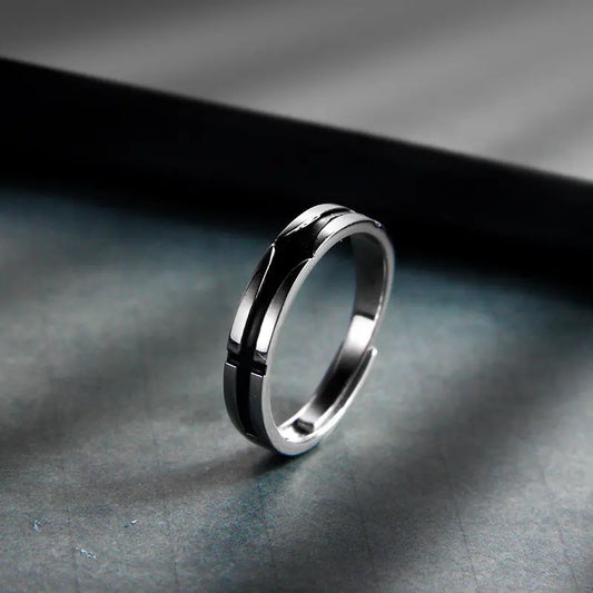 Sterling Silver Pair Of Rings For Women And Men