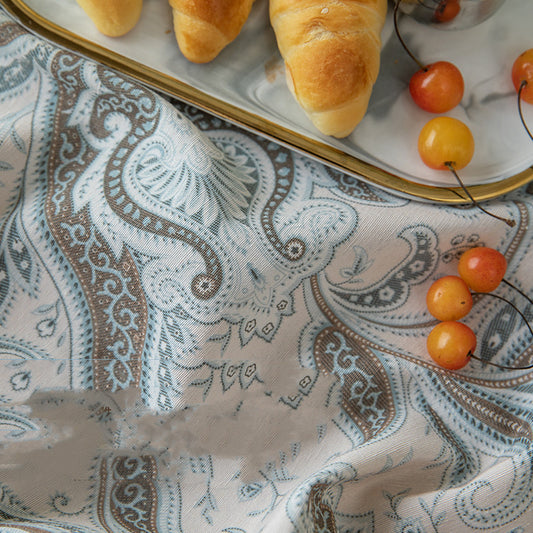 Nappe de table à manger en tissu vintage en coton à la mode pour la maison