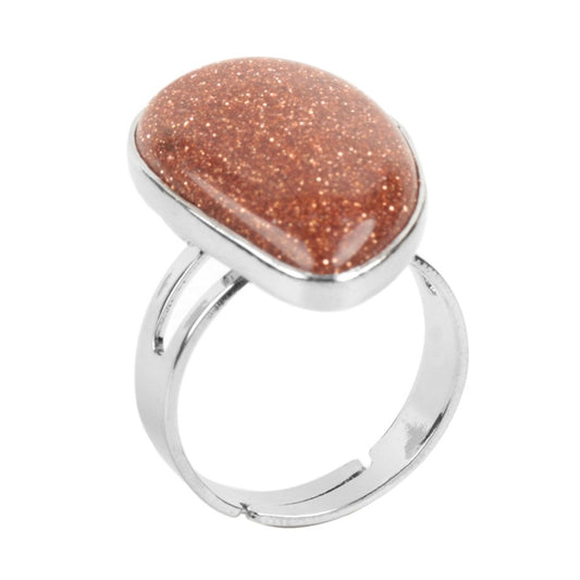 Semi-precious stone ring-shaped stones