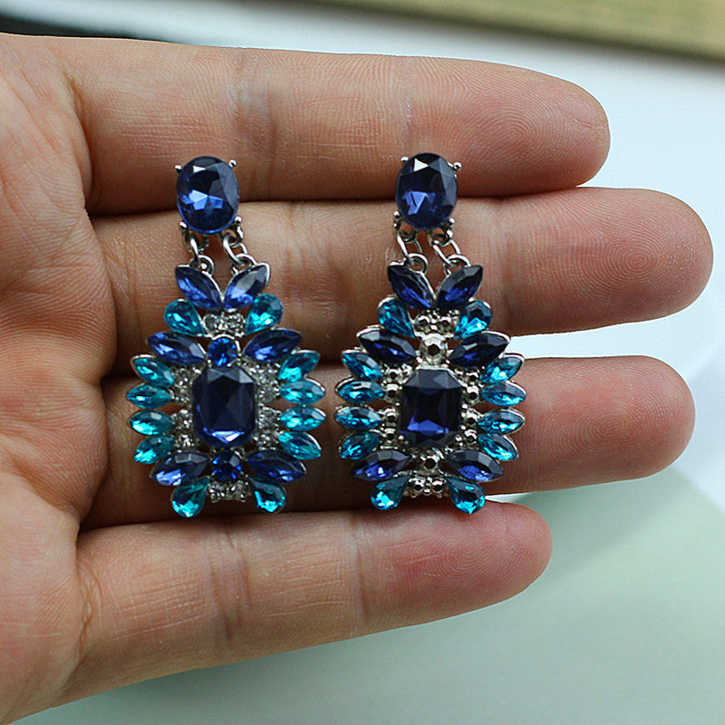 Exquisite Alloy Diamond Women Earrings
