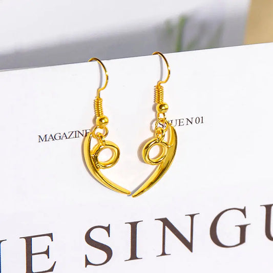 Mystic Orochimaru Hook Earrings Unisex Anime-inspired Jewelry