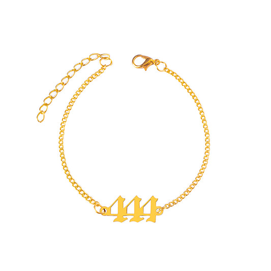 444 Stainless Steel Chain Bracelet for Women