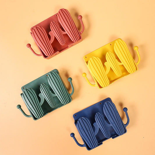 Crochet de support mobile pour étagère sans poinçon