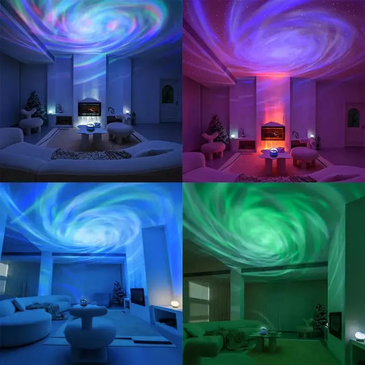 LED Galaxy Projector - Colorful Sky Night Light for Kids' Room