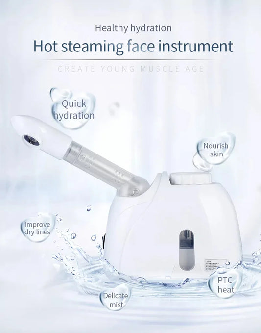 Ozone Facial Steamer - Deep Cleaning Spa Vaporizer