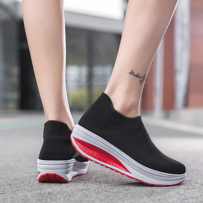 Women's Breathable  Summer Flying Sneakers
