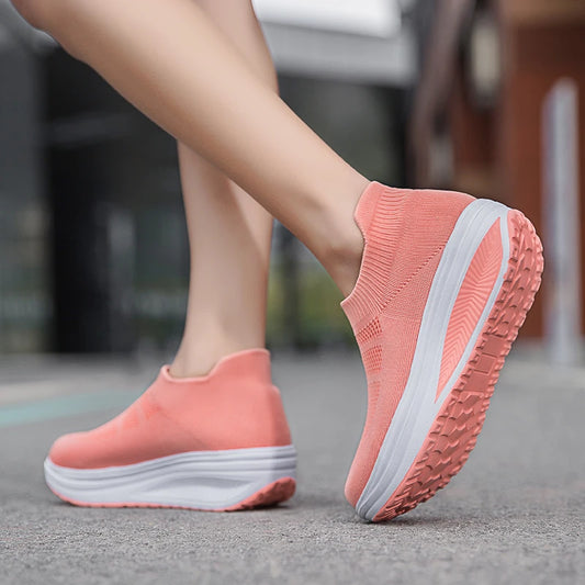 Women's Breathable Summer Flying Sneakers