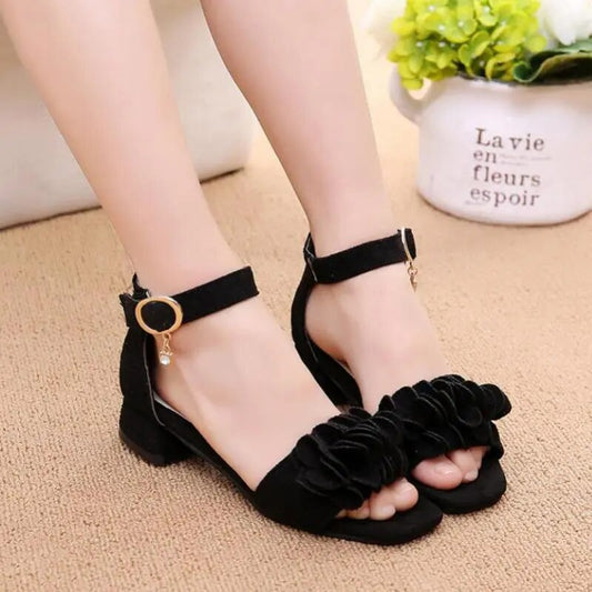 Summer Kids Girls Leather Shoes for Wedding