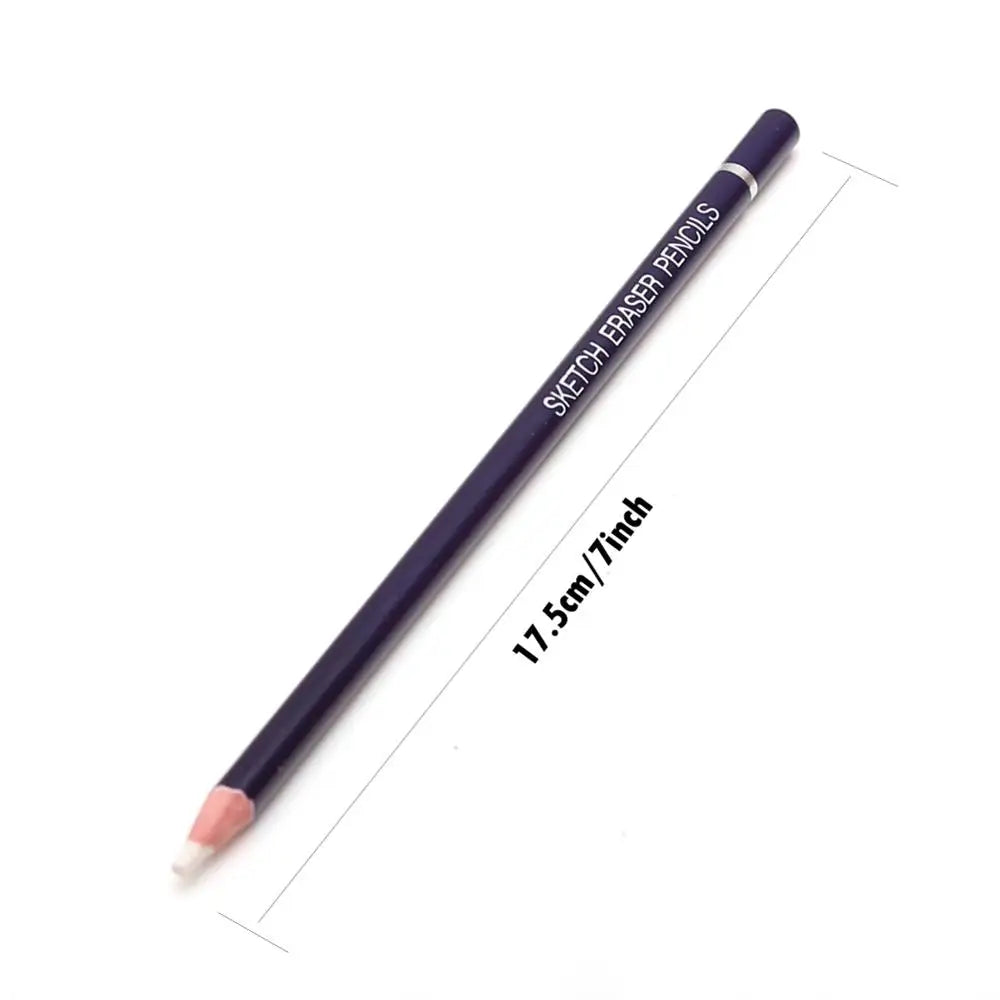 Set of 6 Pen-Style Eraser Pencils for Manga Drawing