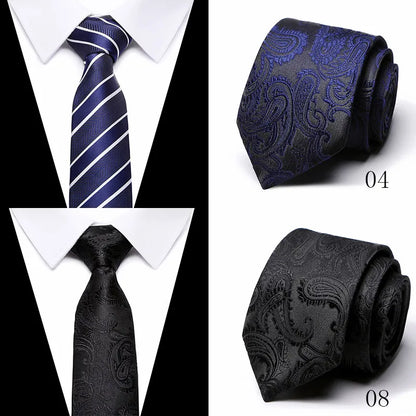 Dark Blue 8cm Fashion Tie Wedding Luxury Gift