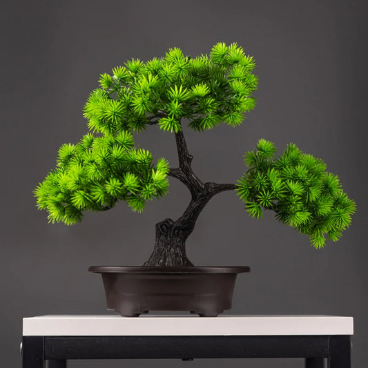 27cm Artificial Pine Bonsai Tree - Fake Plant Ornament