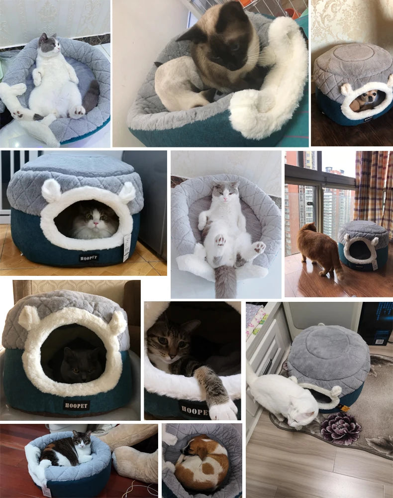 Warming Dog House - Soft Material Sleeping Bed