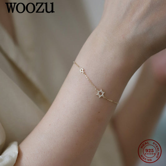 Stern-Charm-CZ-Armband für Damen