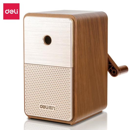 Hand Crank Adjustable Pencil Sharpener, Long-Lasting Blade