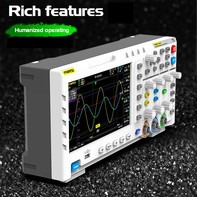 fnirsi 1014d, signal generator, digital oscilloscope, function generator, fnirsi oscilloscope, waveform generator, oscilloscope multimeter
