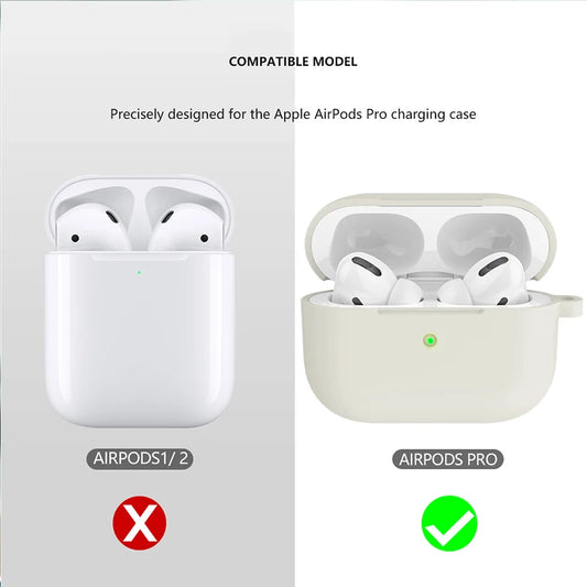 Silicone AirPods Case- Pro Wireless Bluetooth Earphones Case