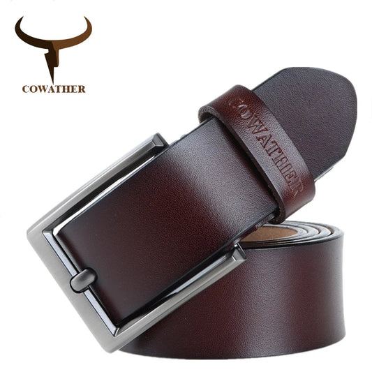 Ceinture en cuir classique vintage pour hommes