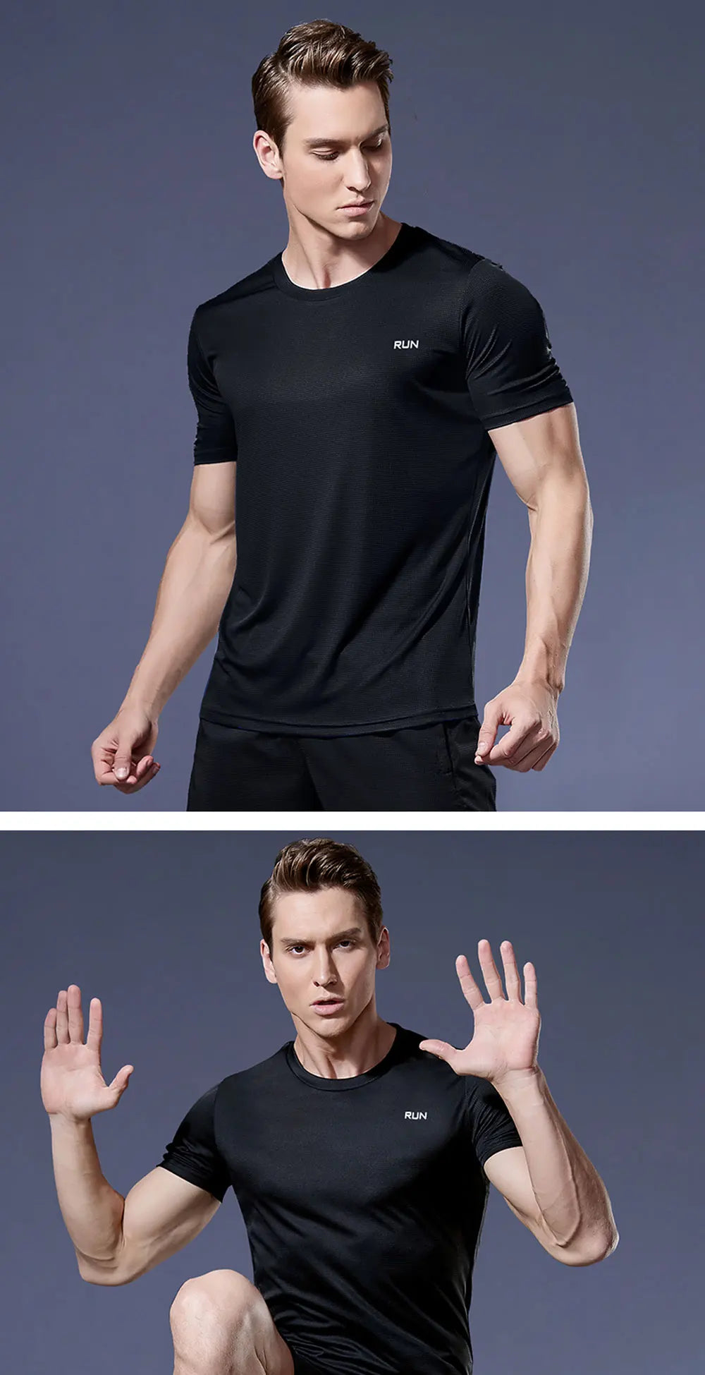 Short Sleeve Running & Gym Workout Sport Men T Shirt