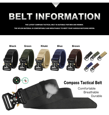 Tactical Compass Belt for Men