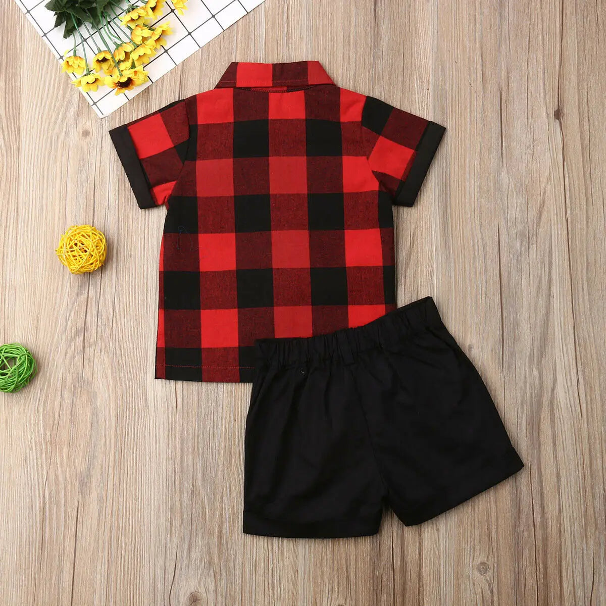 Ensembles de vêtements d'été pour bébés garçons - T-shirt et short en coton pour enfants