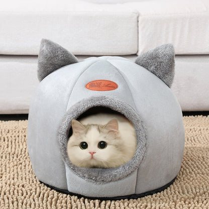 Winter Cat Bed & Cozy Dog House -  Indoor Pet Tent