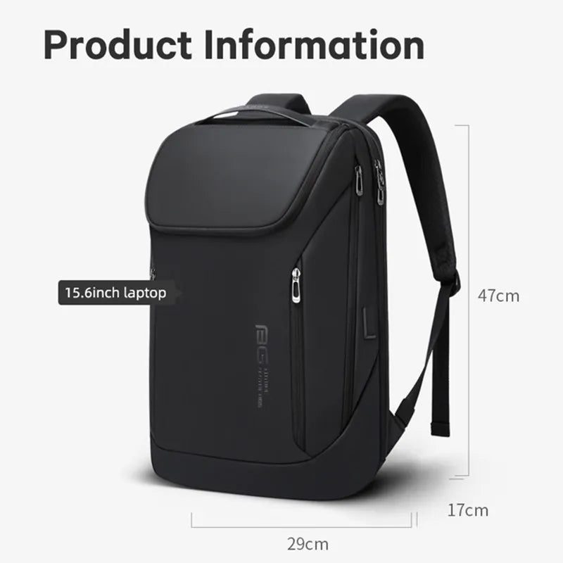 Waterproof USB Charging Laptop Backpack for 15.6" - Multi-Use