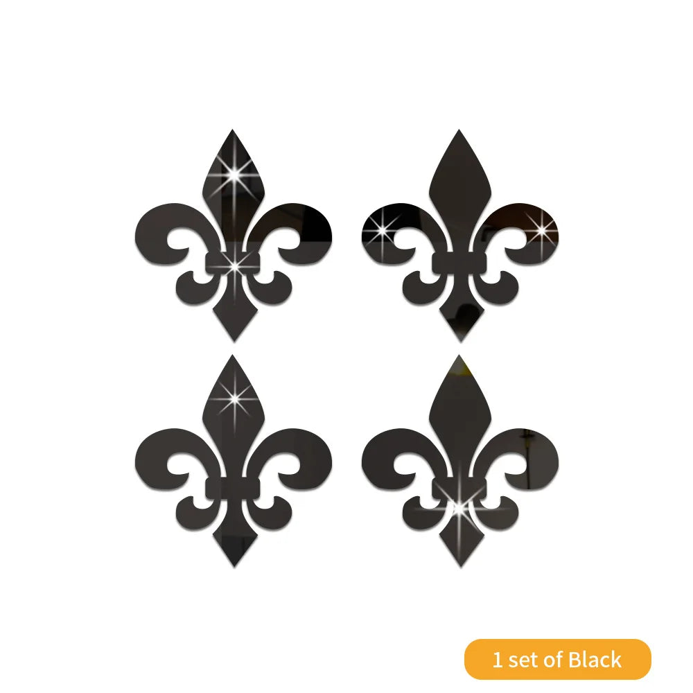 Acrylic 3D Wall Stickers for Furniture and Mirror Decor