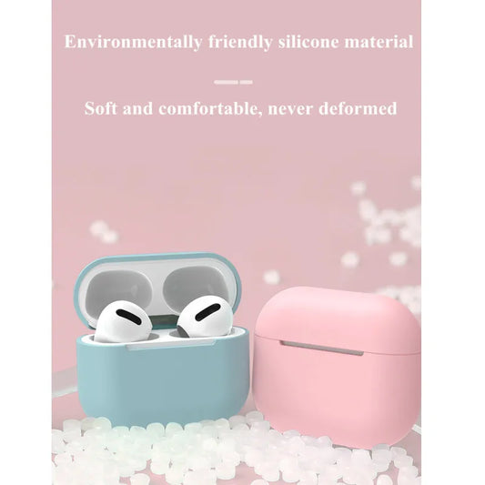 Silicone Cover AirPods Case - Sticker Bluetooth Earphones