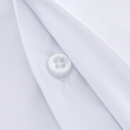 Men's Formal White Dress Shirt with French Cuffs