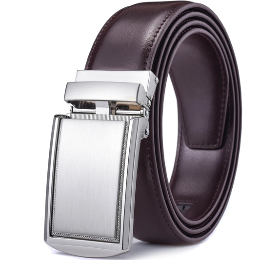 Leather Ratchet Belt 3.5CM Wide